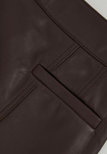 Кожаная юбка