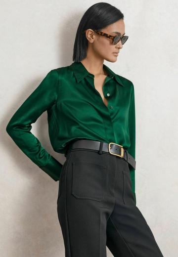 Шелковая блузка