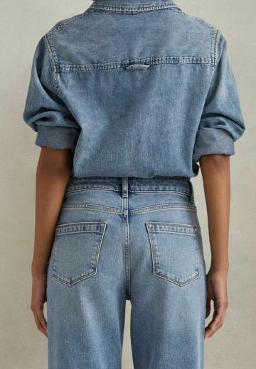 Прямые джинсы