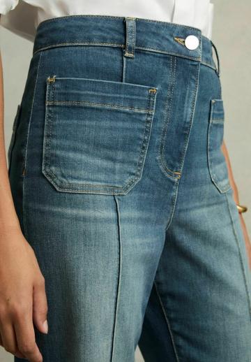 Клешеные джинсы