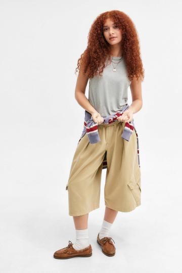 Юбка с накладными карманами