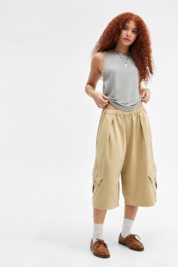 Юбка с накладными карманами