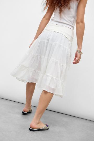 Юбка с воланами