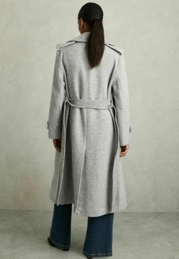 Пальто из искусственной кожи