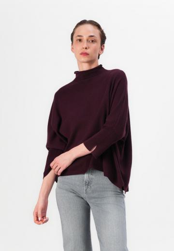 Пуловер с рукавом три четверти