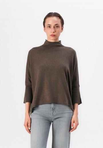 Пуловер с рукавом три четверти