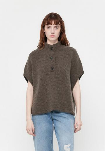 Пуловер с коротким рукавом