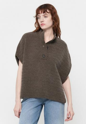 Пуловер с коротким рукавом