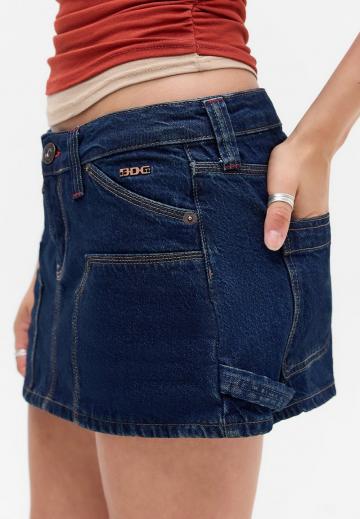 Юбка с накладными карманами