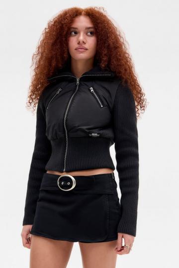 Юбка с накладными карманами