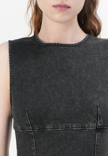 Джинсовое платье