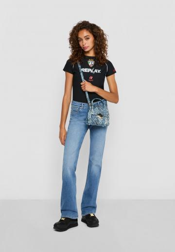 Клешеные джинсы