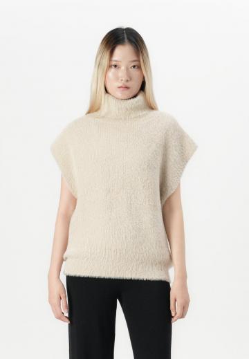 Пуловер с коротким рукавом