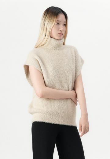 Пуловер с коротким рукавом