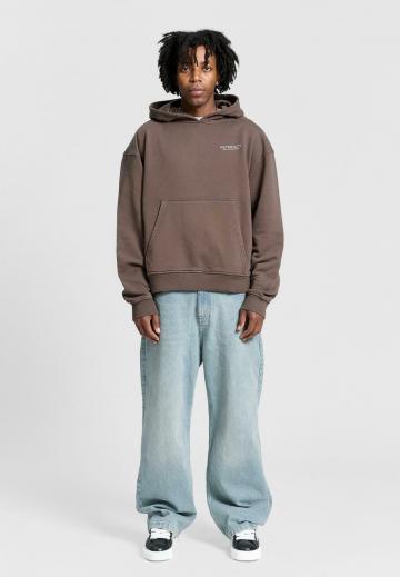 Пуловер с капюшоном