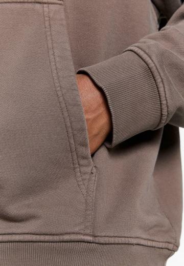 Пуловер с капюшоном