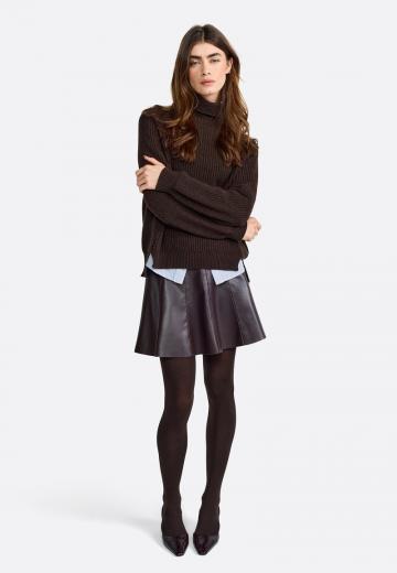 Кожаная юбка