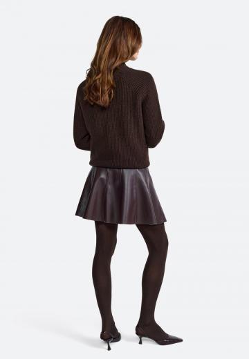 Кожаная юбка