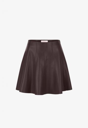 Кожаная юбка