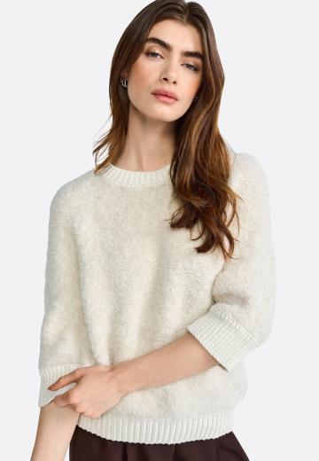 Пуловер с рукавом три четверти