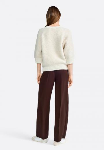 Пуловер с рукавом три четверти