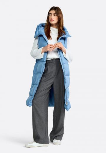 Длинный жилет