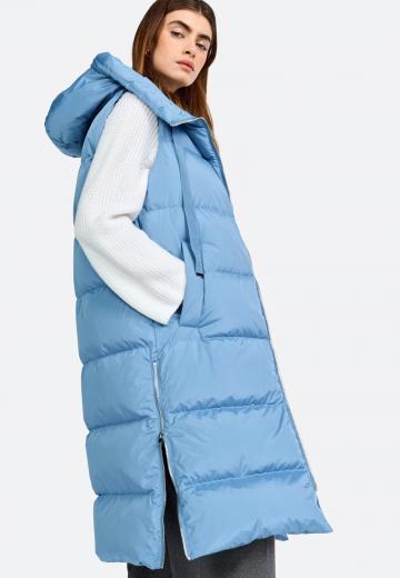 Длинный жилет