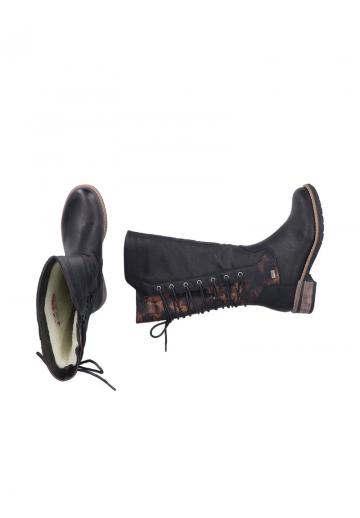 Сапоги на шнуровке