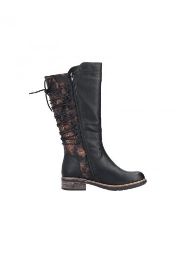 Сапоги на шнуровке