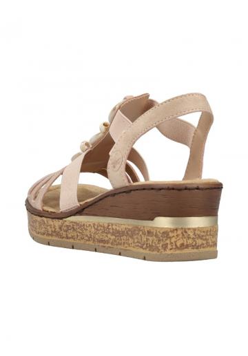 Босоножки на танкетке