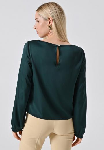 Атласная блузка