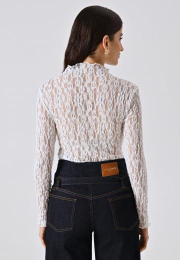Кружевная блузка