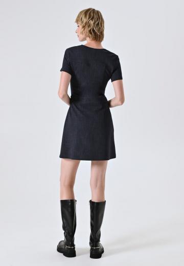 Джинсовое платье