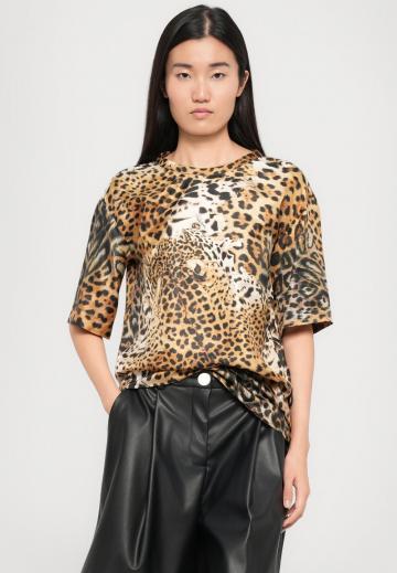 Атласная блузка