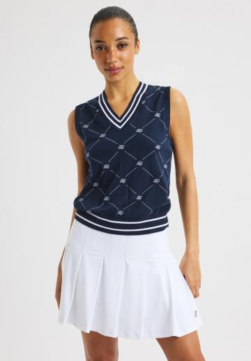 Пуловер без рукавов