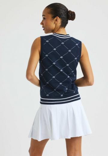 Пуловер без рукавов