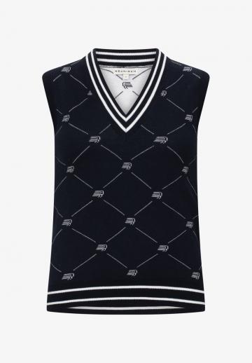 Пуловер без рукавов