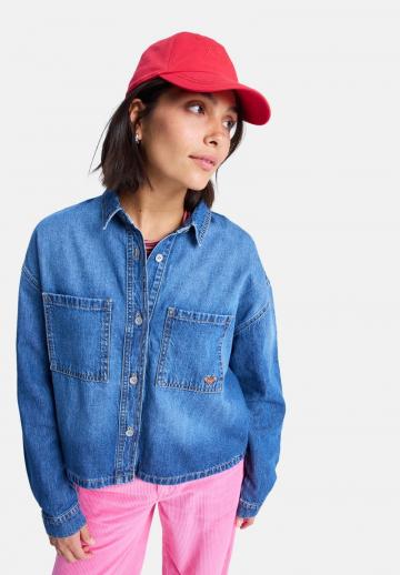 Джинсовая блузка