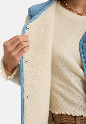 Джинсовая жилетка