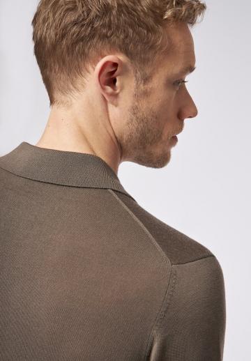 Поло с длинным рукавом