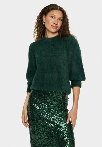 Пуловер с рукавом три четверти