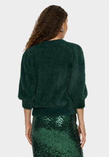 Пуловер с рукавом три четверти