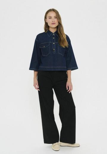 Джинсовая блузка