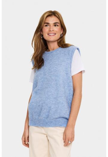 Пуловер без рукавов