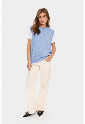 Пуловер без рукавов