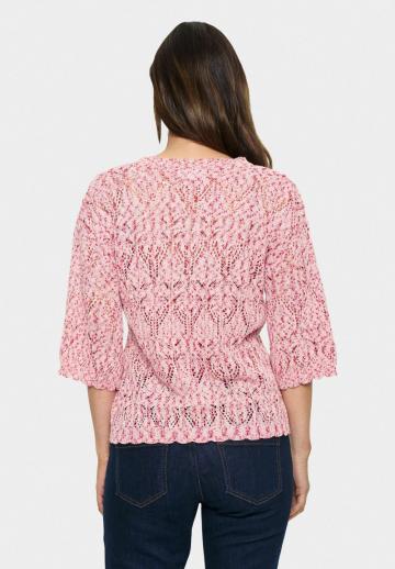 Пуловер с рукавом три четверти