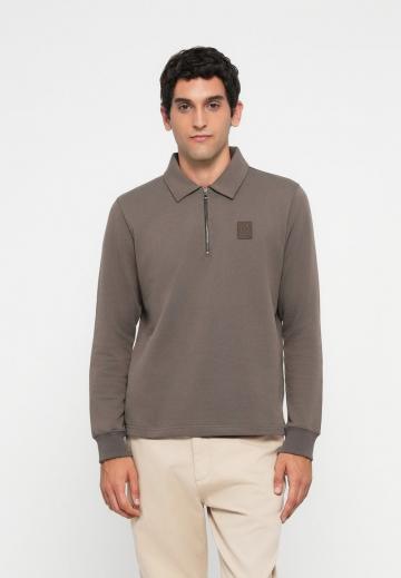 Поло с длинным рукавом