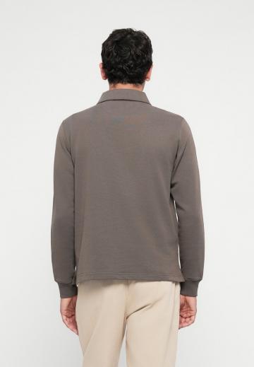 Поло с длинным рукавом