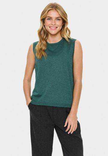Пуловер без рукавов