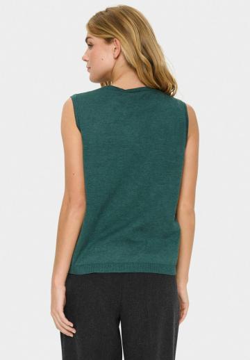 Пуловер без рукавов